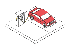 Cargador eléctrico para coches